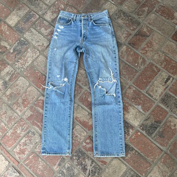 Carmar Disressed Jeans Size 27 - Picture 1 of 3